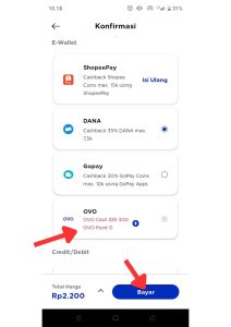Cara bayar MyXL Pakai OVO dan Gopay